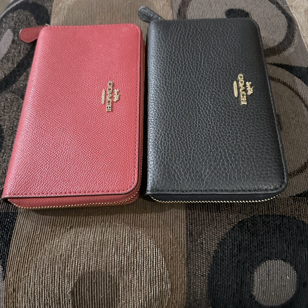 Coach medium wallets (selling separately) $44 each